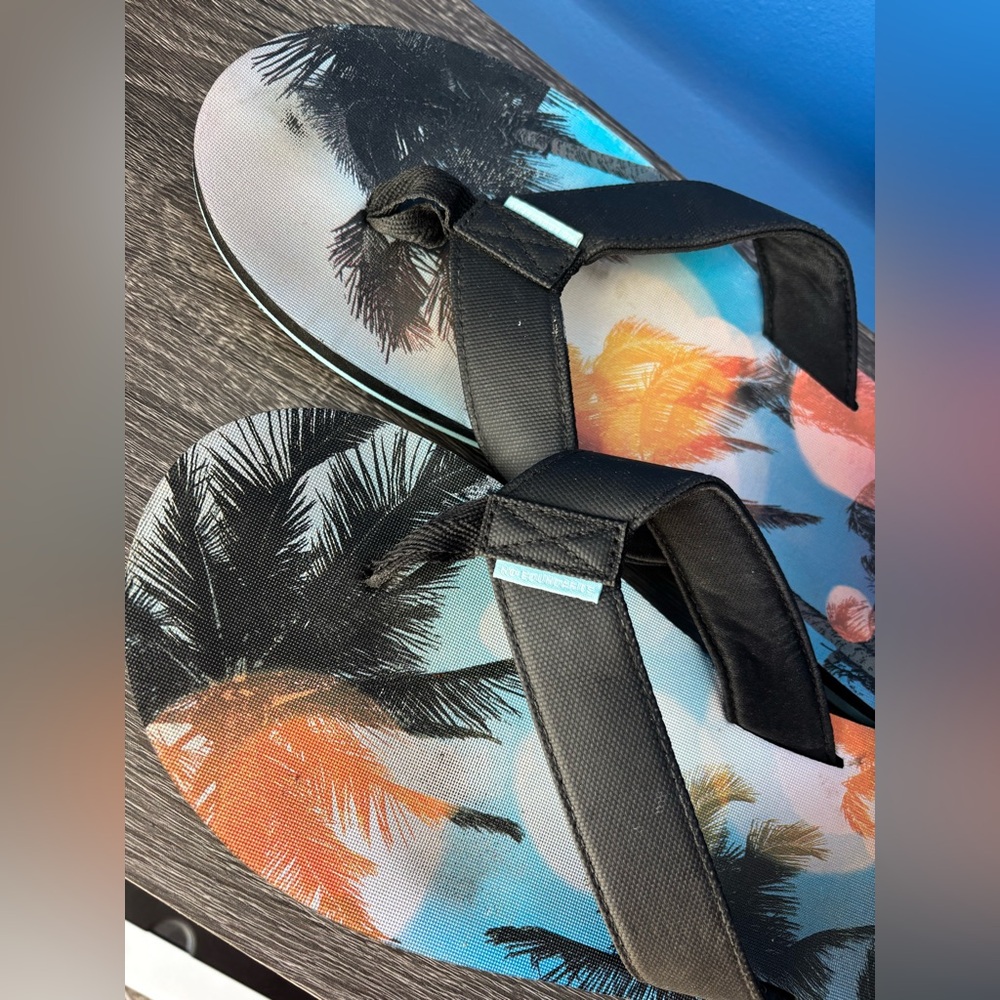 {No Boundaries} men's thong flip flop sandals men's size 13 - Picture 2 of 5